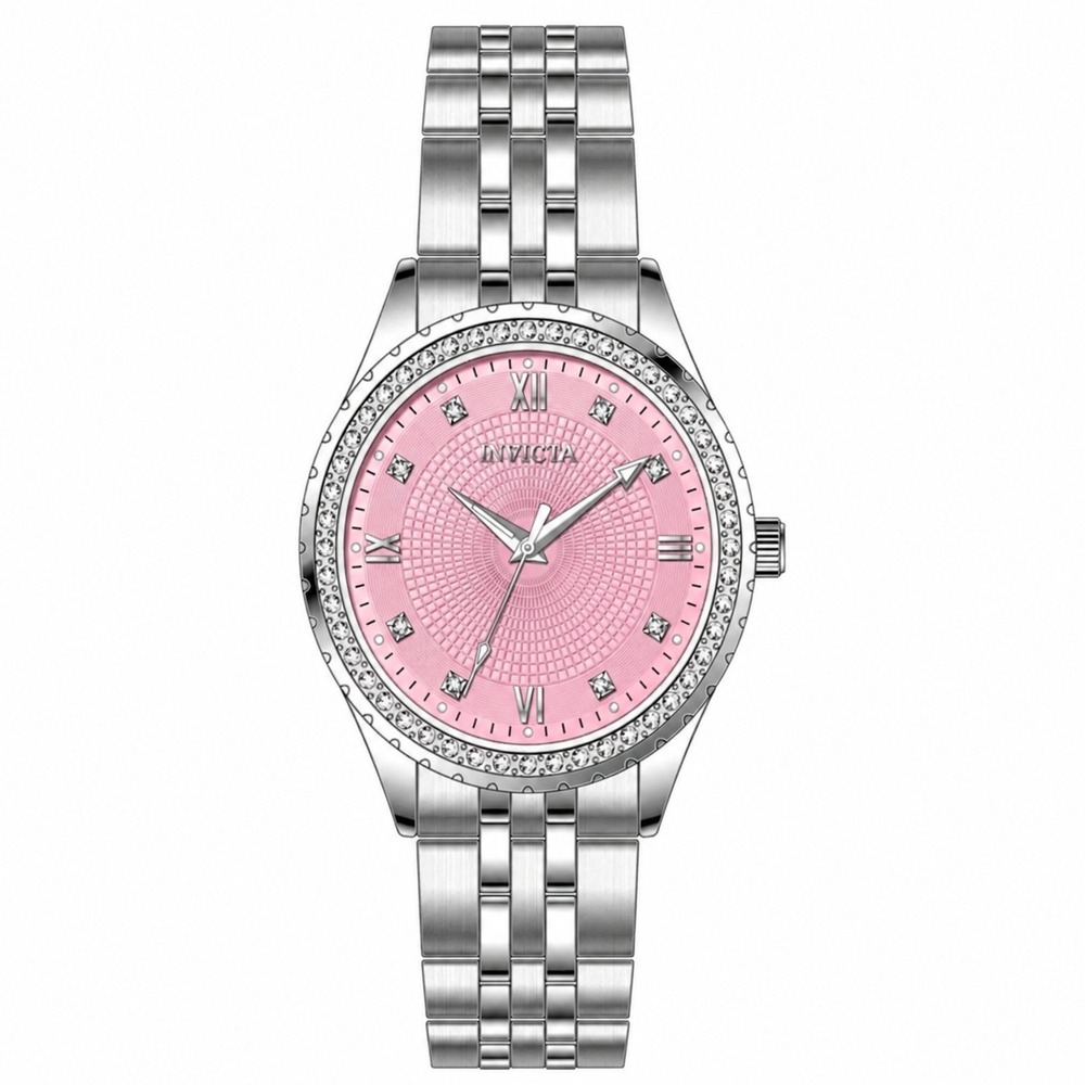 NEW‎ Invicta Women's Wildflower Collection 33mm Steel Pink Dial (69223)
